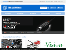 Tablet Screenshot of cedelettronica.com